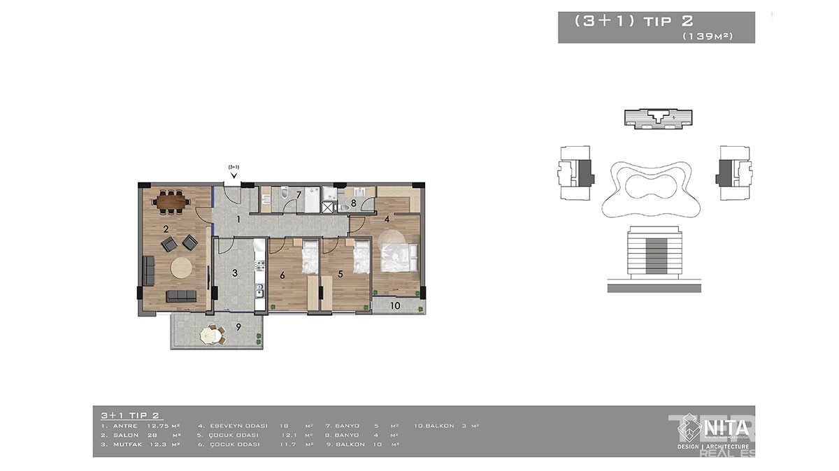 Luxury Apartments in Gazipaşa for Sale near the Beach and City Center - 16759