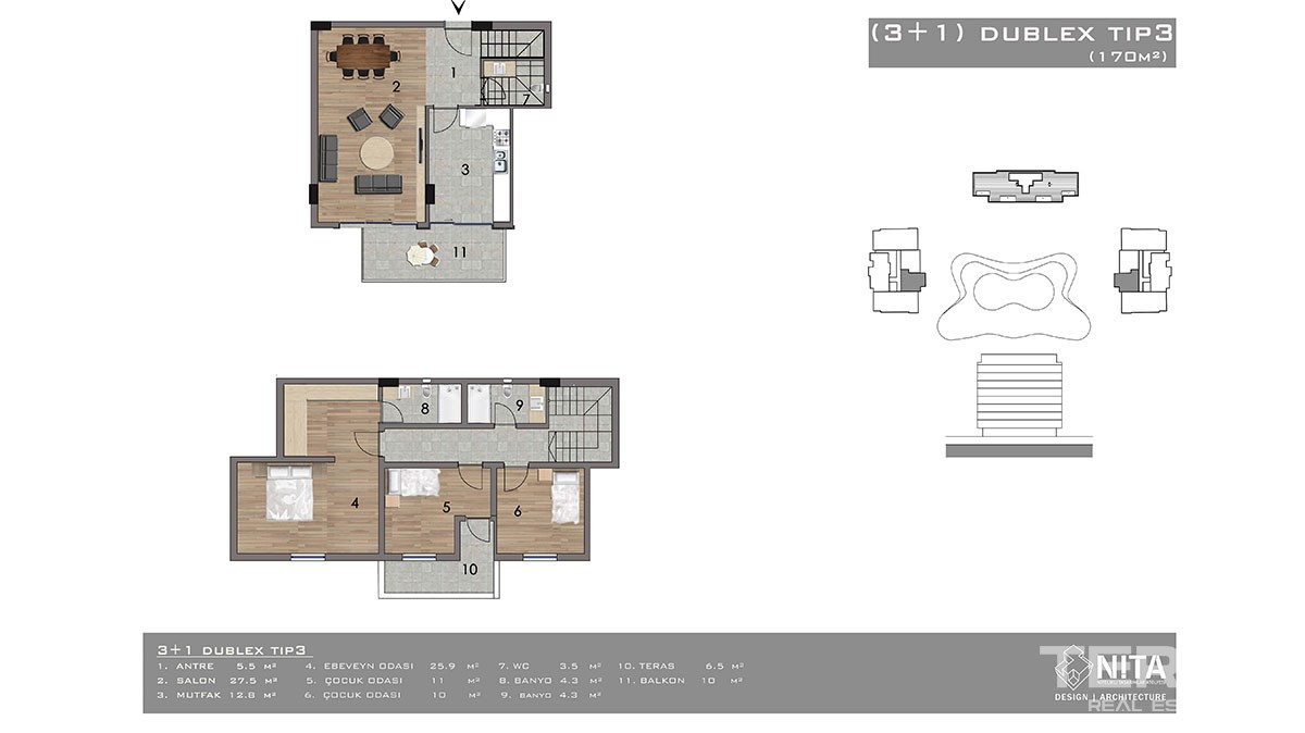 Luxury Apartments in Gazipaşa for Sale near the Beach and City Center - 16763