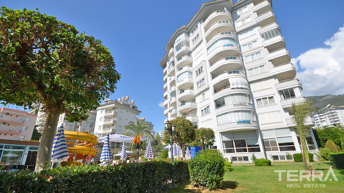 Fully Furnished Re-sale 1+1 Apartment for Sale in Alanya - 16769