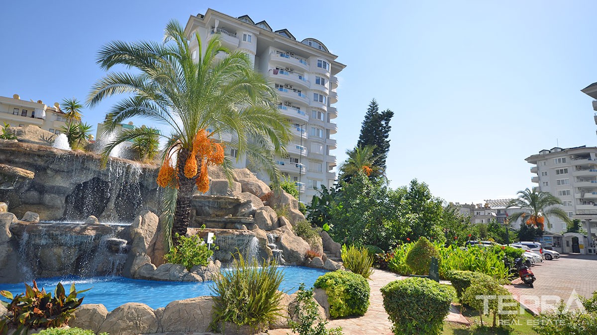 Fully Furnished Re-sale 1+1 Apartment for Sale in Alanya - 16771