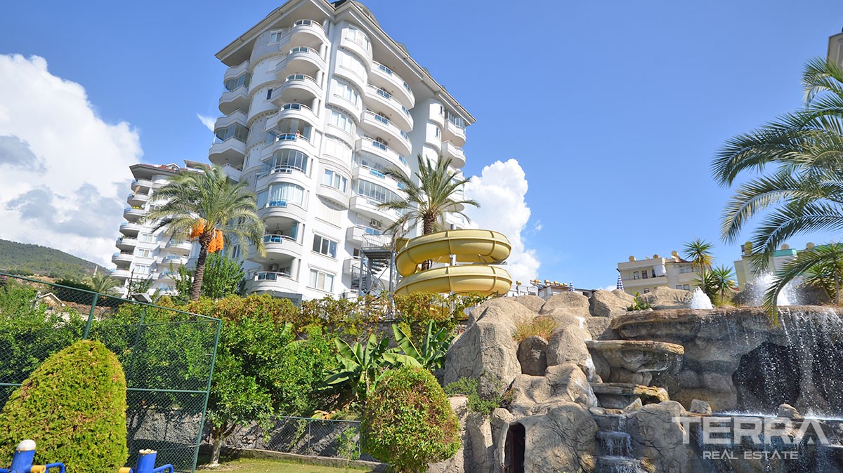 Fully Furnished Re-sale 1+1 Apartment for Sale in Alanya - 16772