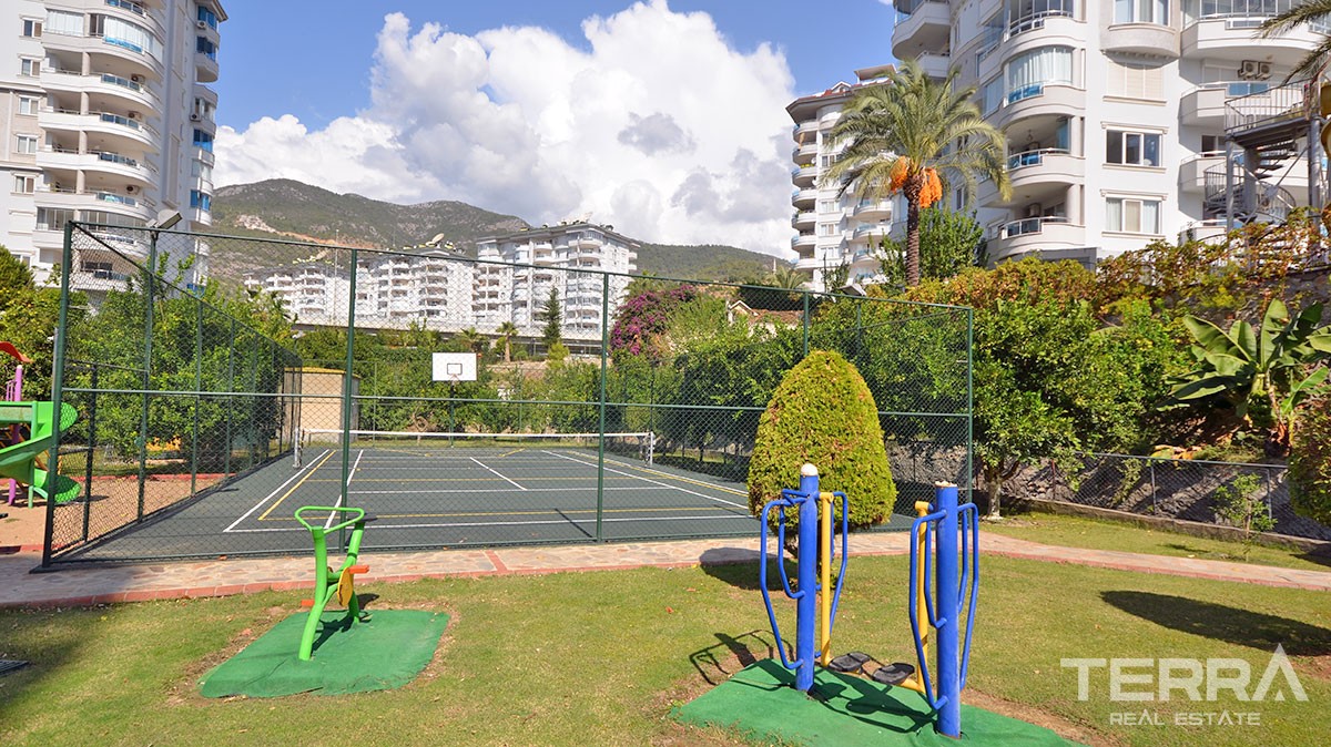 Fully Furnished Re-sale 1+1 Apartment for Sale in Alanya - 16773