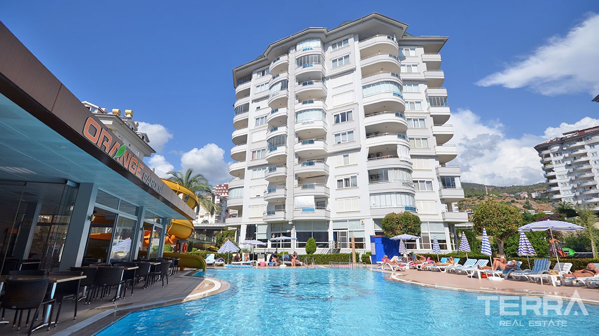 Fully Furnished Re-sale 1+1 Apartment for Sale in Alanya