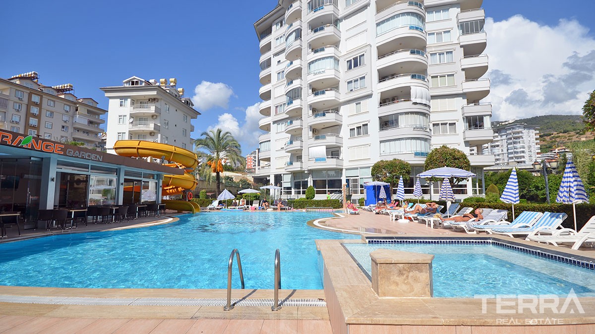 Fully Furnished Re-sale 1+1 Apartment for Sale in Alanya - 16777