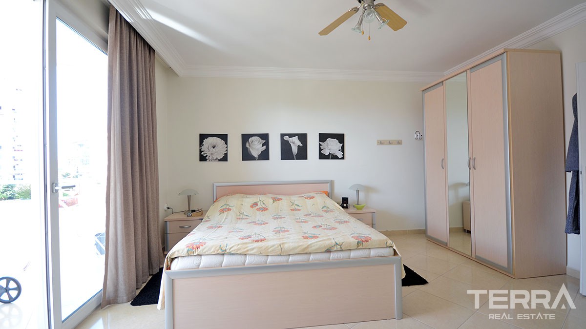 Fully Furnished Re-sale 1+1 Apartment for Sale in Alanya - 16786