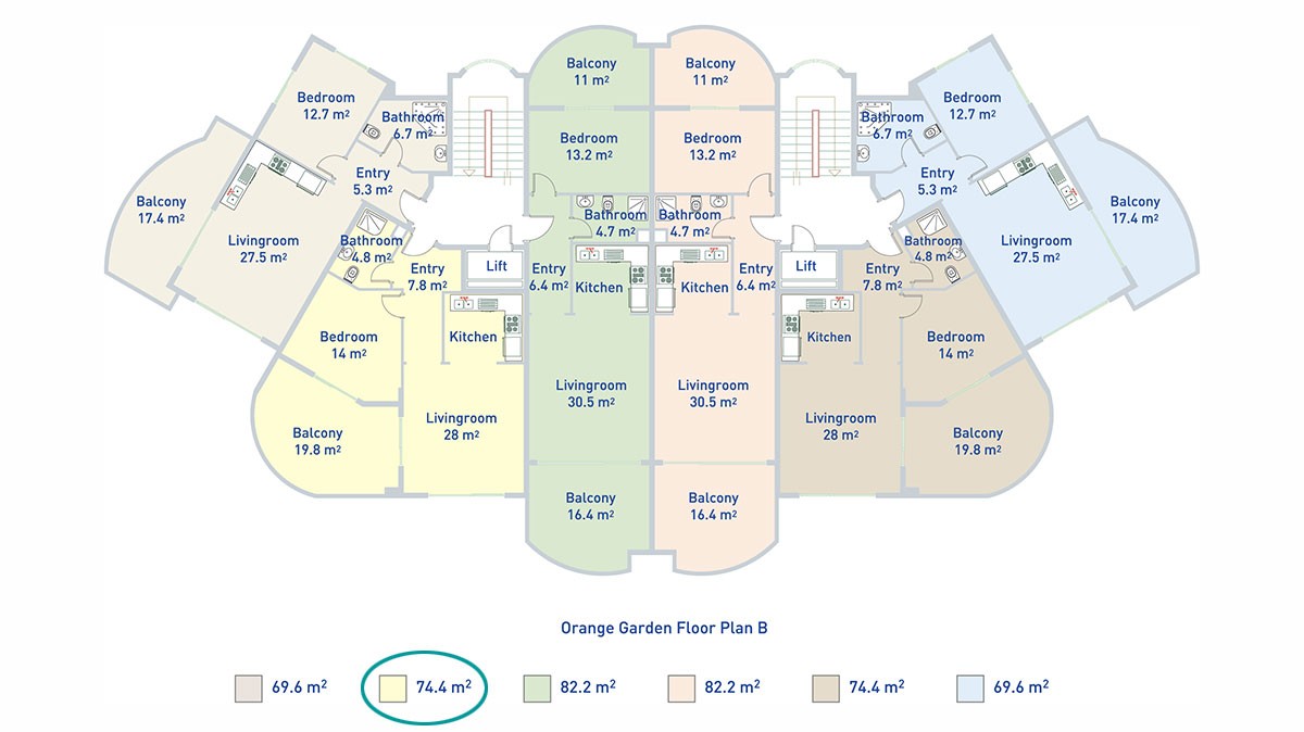 Fully Furnished Re-sale 1+1 Apartment for Sale in Alanya - 16791