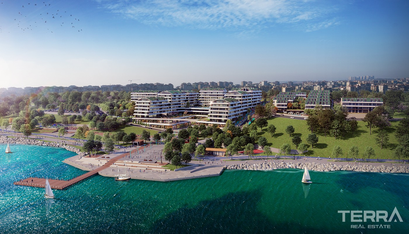 Modernly-Designed Istanbul Apartments for Sale by the Sea in Marina 24