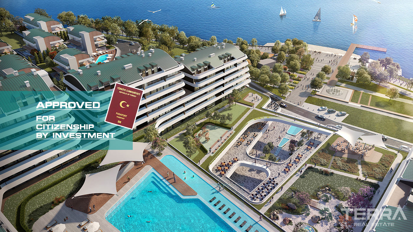 Sea-front apartments for sale in Istanbul Büyükçekmece