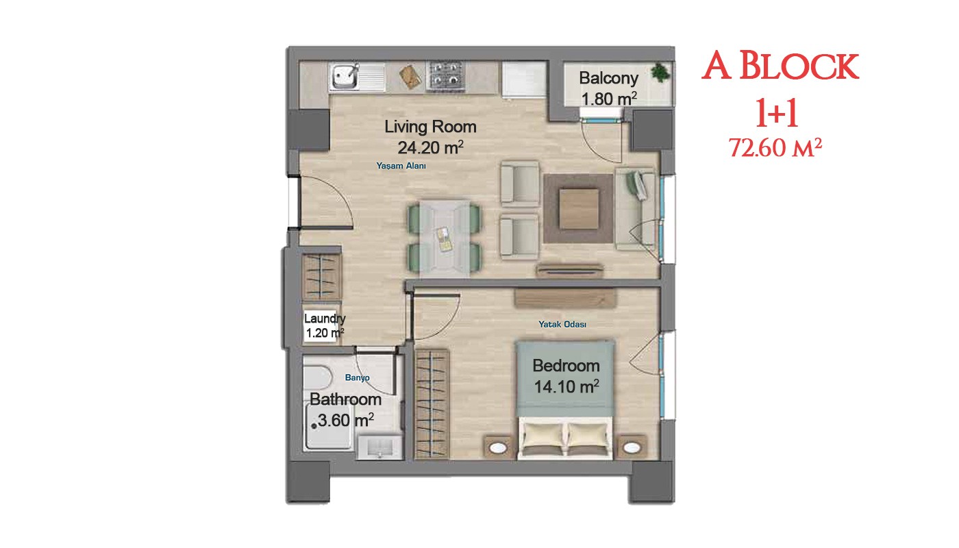 Centrally Located Istanbul Apartments with Five Star Facilities - 17005