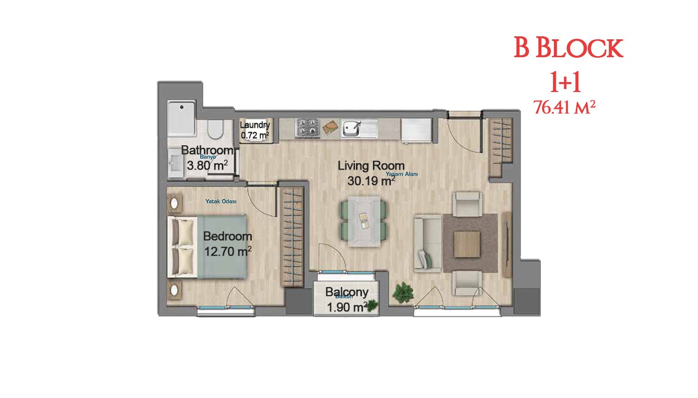 Centrally Located Istanbul Apartments with Five Star Facilities - 17007