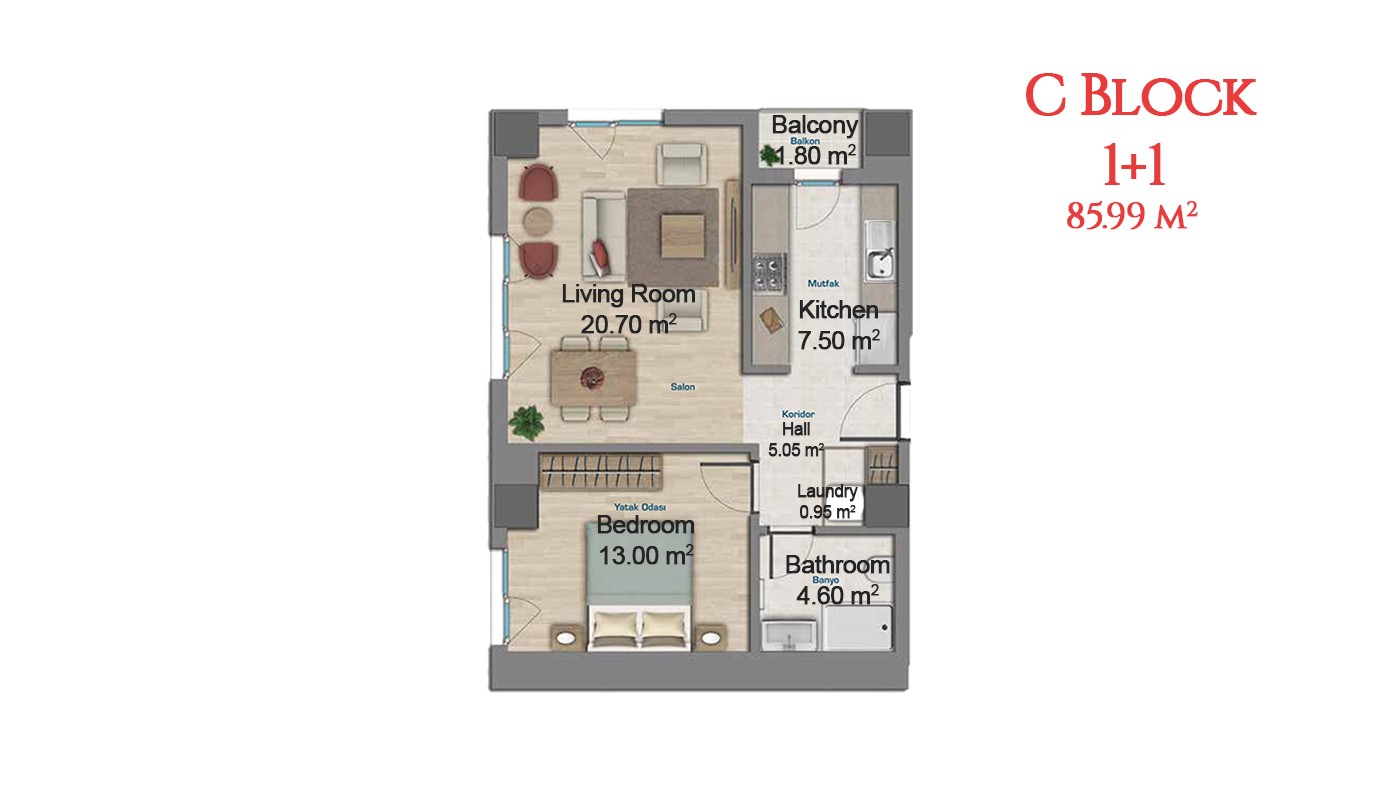 Centrally Located Istanbul Apartments with Five Star Facilities - 17009