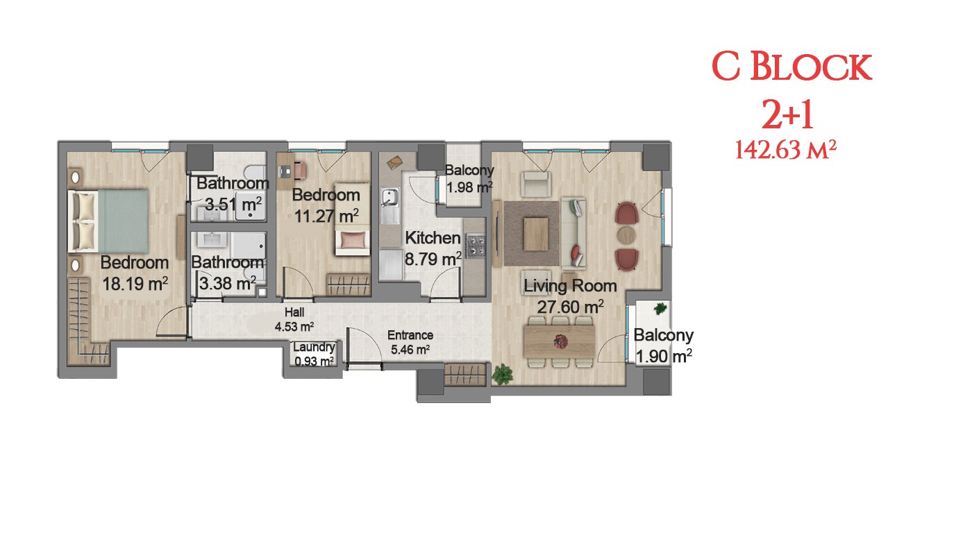 Centrally Located Istanbul Apartments with Five Star Facilities - 17013