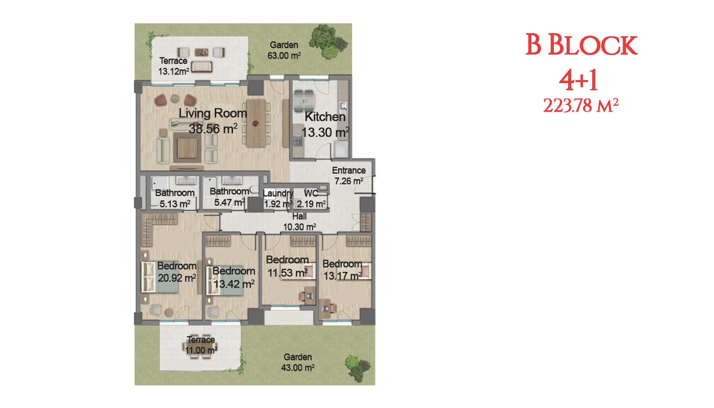 Centrally Located Istanbul Apartments with Five Star Facilities - 17022