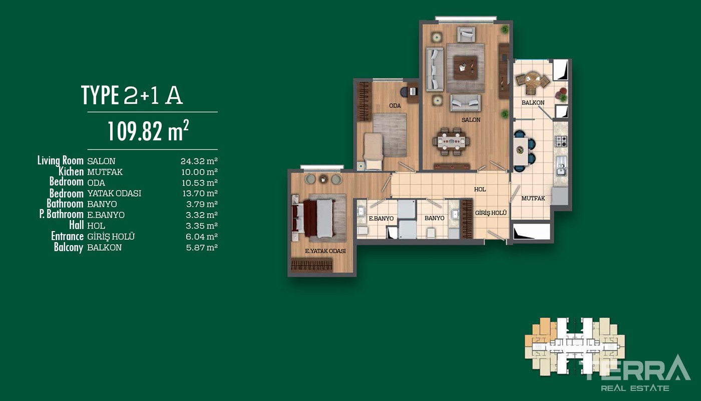 Recently Completed First-Class Apartments in Istanbul - 17029