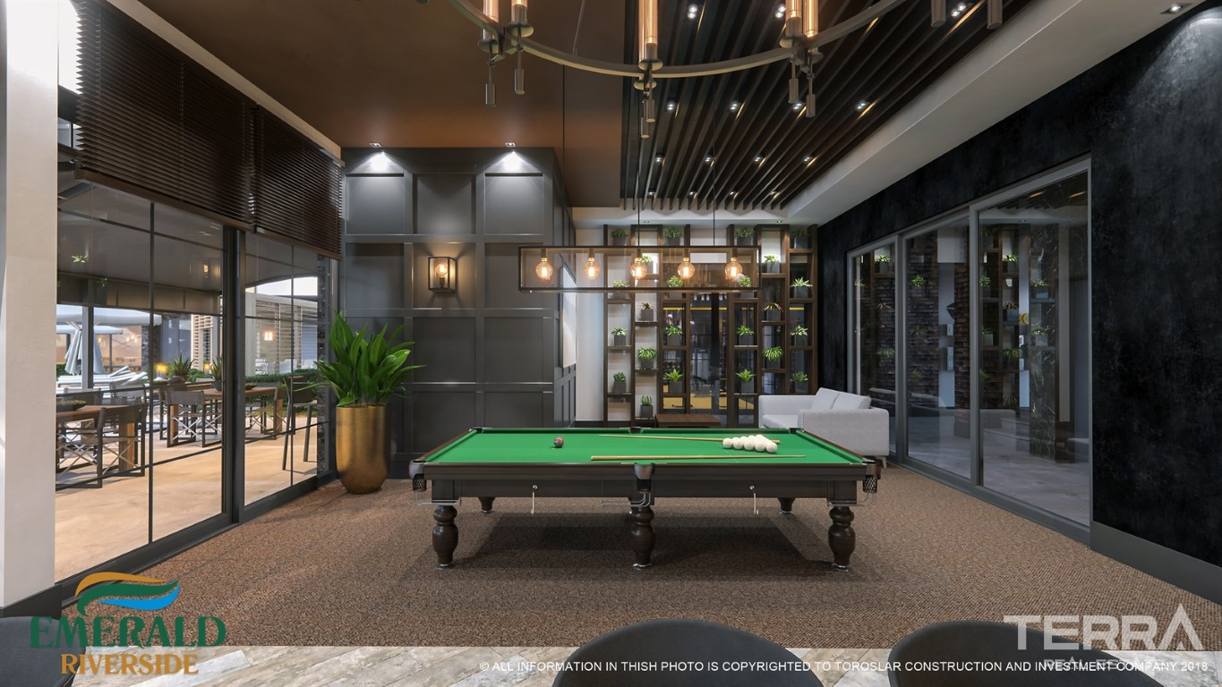 Emerald Riverside — lägenheter till salu i Oba, Alanya, Turkiet - 124623