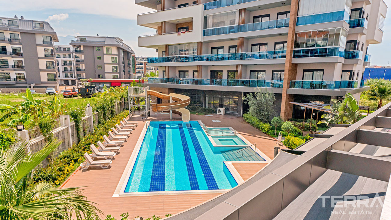 Emerald Riverside — lägenheter till salu i Oba, Alanya, Turkiet - 124628