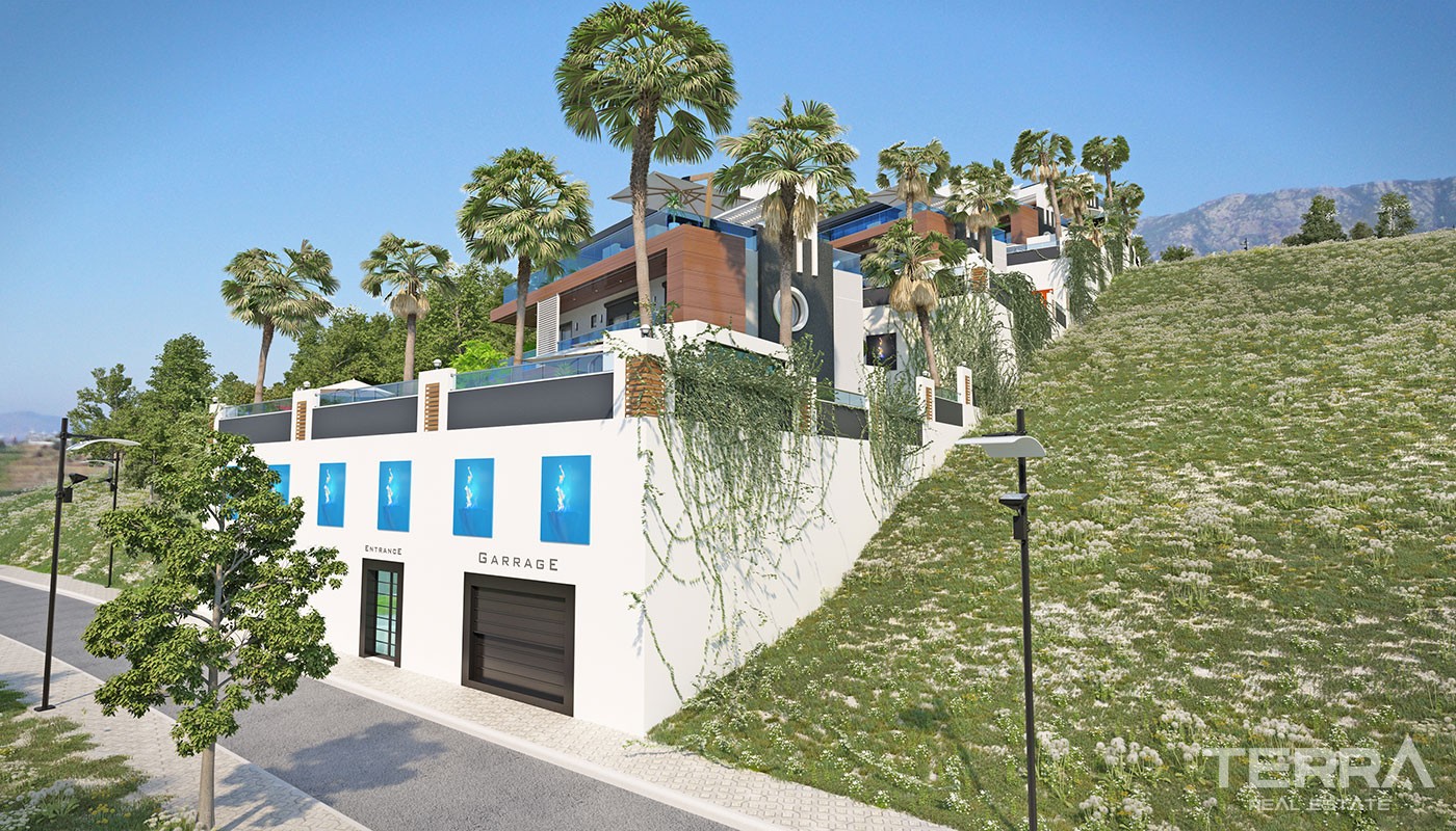 Exklusive Villen in Alanya mit spektakulärem Meerblick - 17231