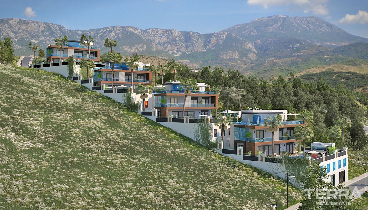 Exklusive Villen in Alanya mit spektakulärem Meerblick - 17265