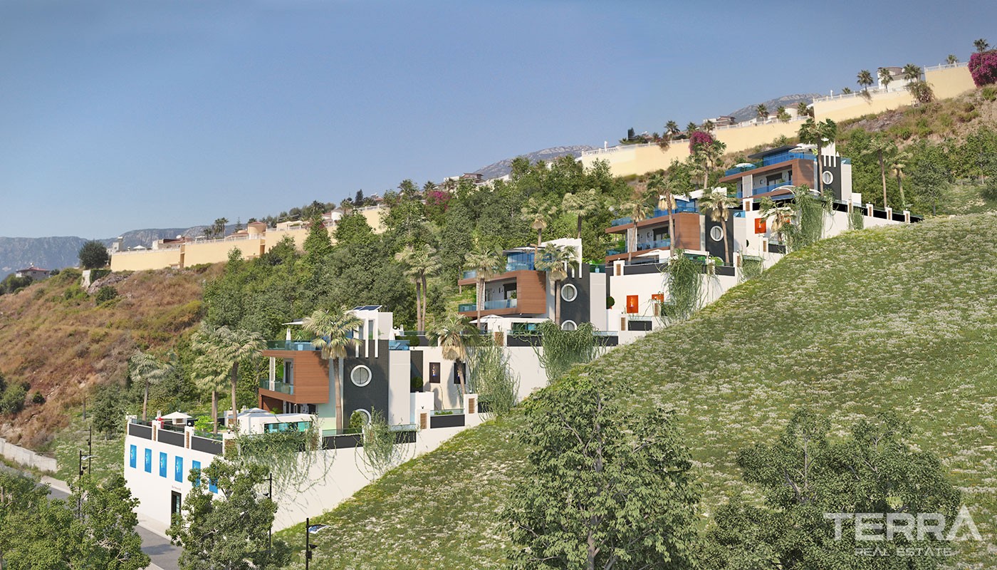 Exklusive Villen in Alanya mit spektakulärem Meerblick - 17266
