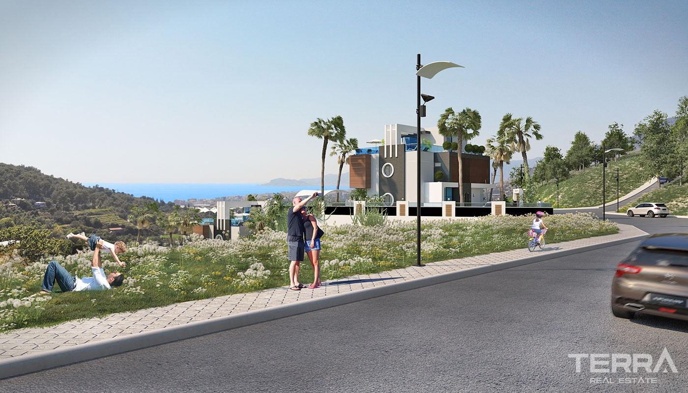 Exklusive Villen in Alanya mit spektakulärem Meerblick - 17267