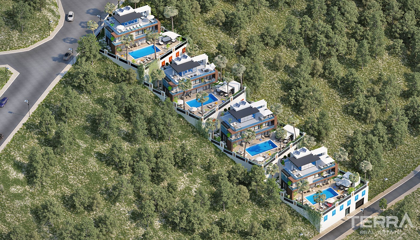 Exklusive Villen in Alanya mit spektakulärem Meerblick - 17270