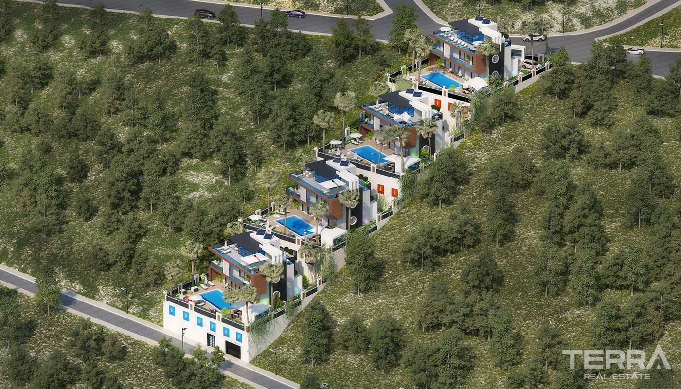 Exklusive Villen in Alanya mit spektakulärem Meerblick - 17273