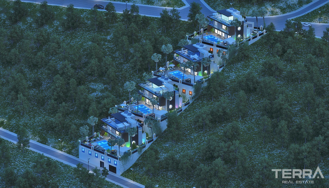 Exklusive Villen in Alanya mit spektakulärem Meerblick - 17274