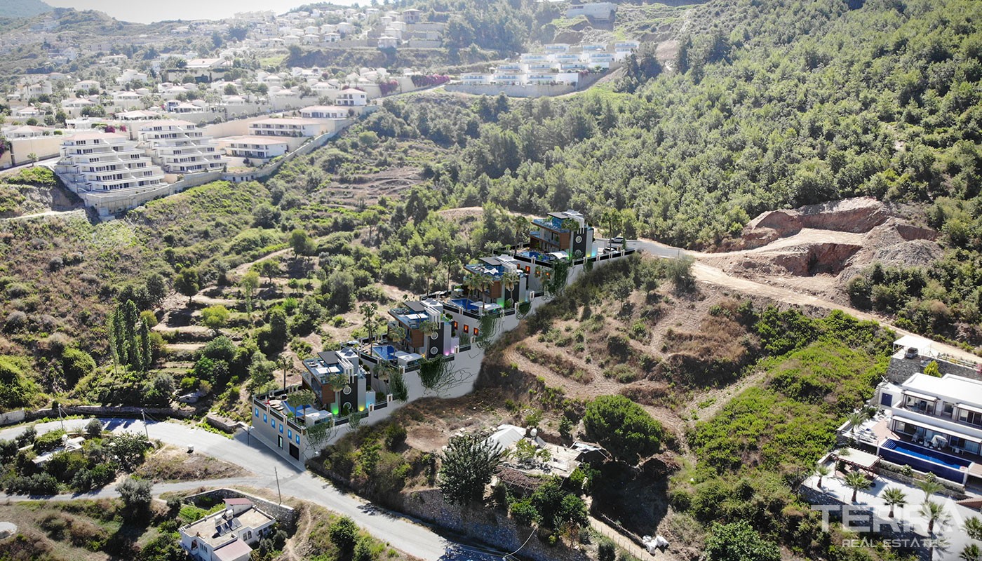 Exklusive Villen in Alanya mit spektakulärem Meerblick - 17277
