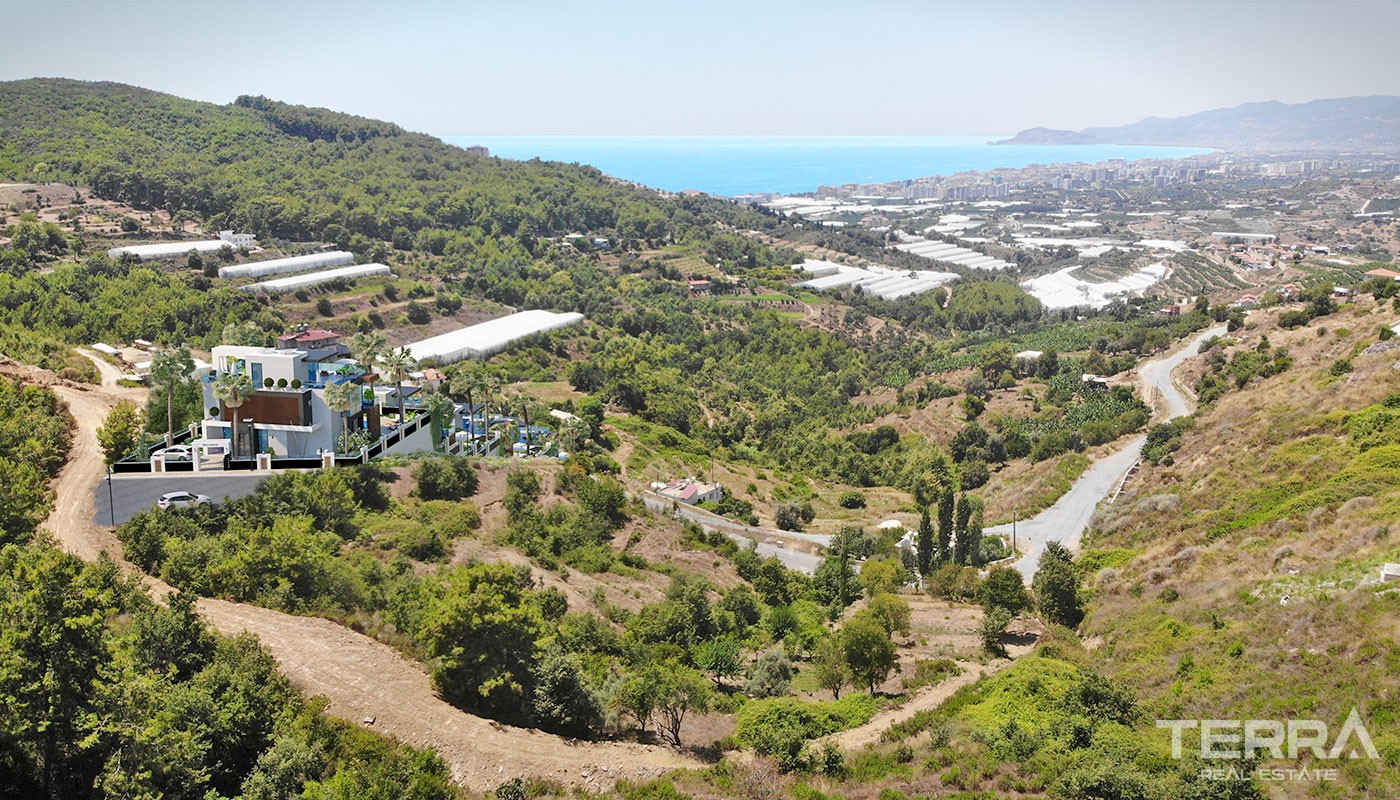 Exklusive Villen in Alanya mit spektakulärem Meerblick - 17278