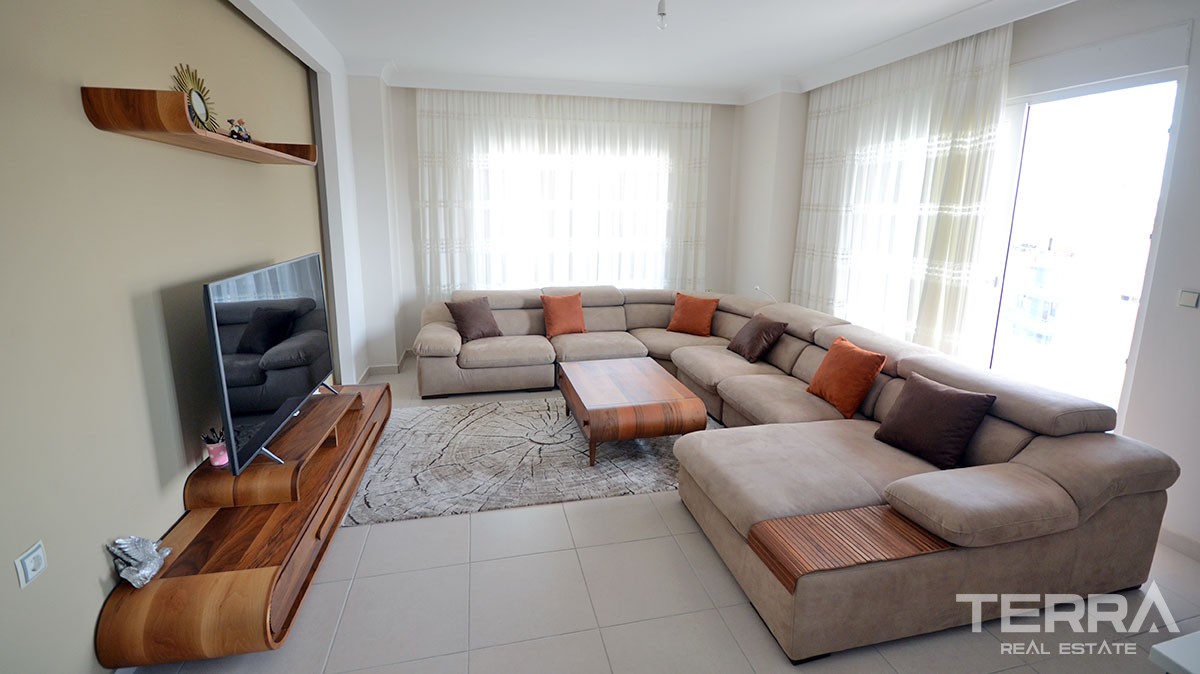 Fully Furnished Penthouse for Sale in Alanya Mahmutlar - 17288