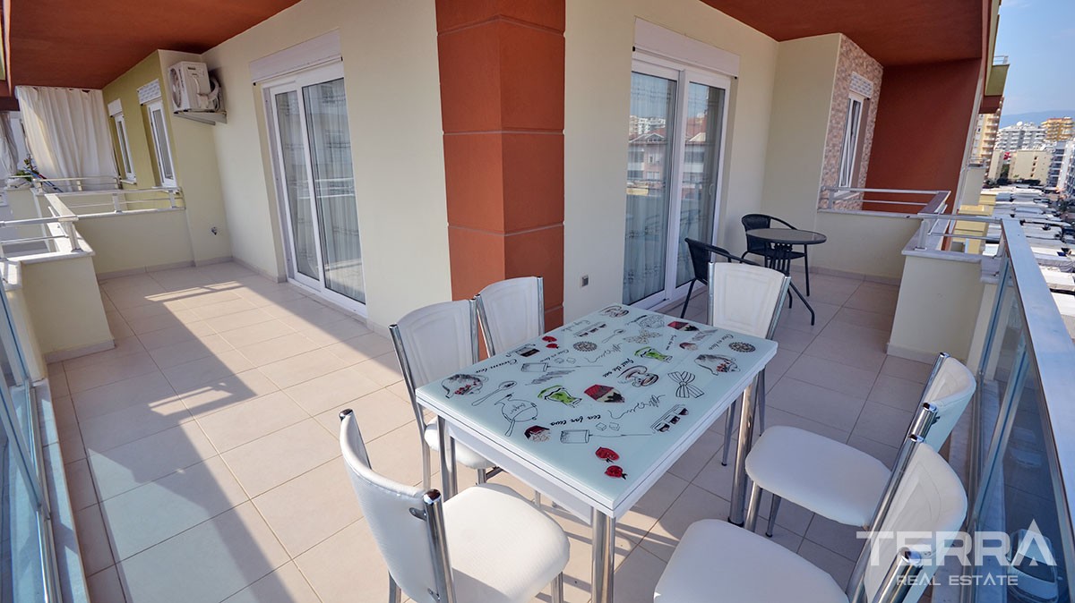 Fully Furnished Penthouse for Sale in Alanya Mahmutlar - 17301