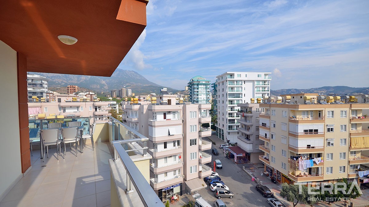 Fully Furnished Penthouse for Sale in Alanya Mahmutlar - 17302