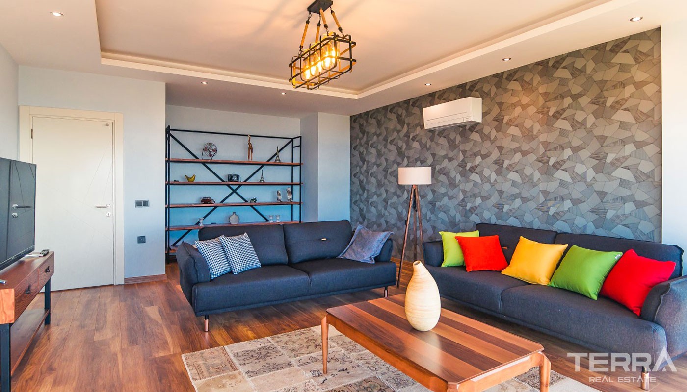 Villa With an Exceptional Panoramic Sea View in Alanya Kestel - 17369