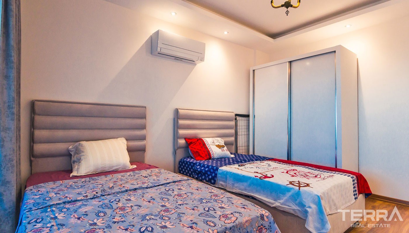 Villa With an Exceptional Panoramic Sea View in Alanya Kestel - 17374