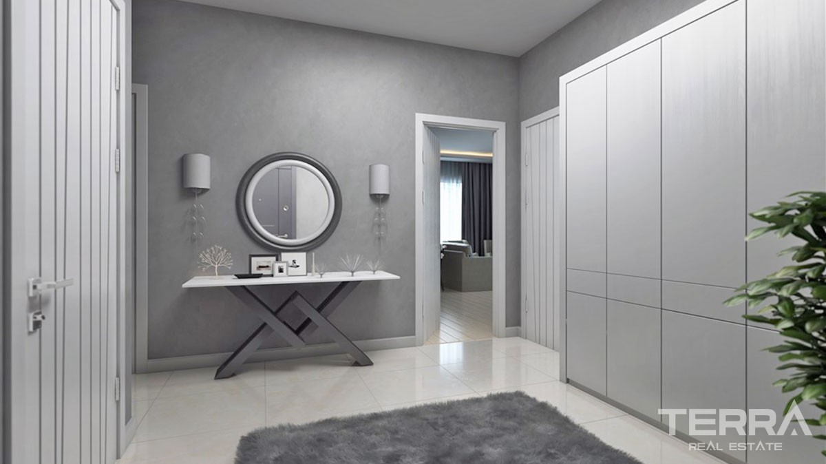 3 Schlafzimmer Apartments mit separater Küche in Alanya Mahmutlar - 17442
