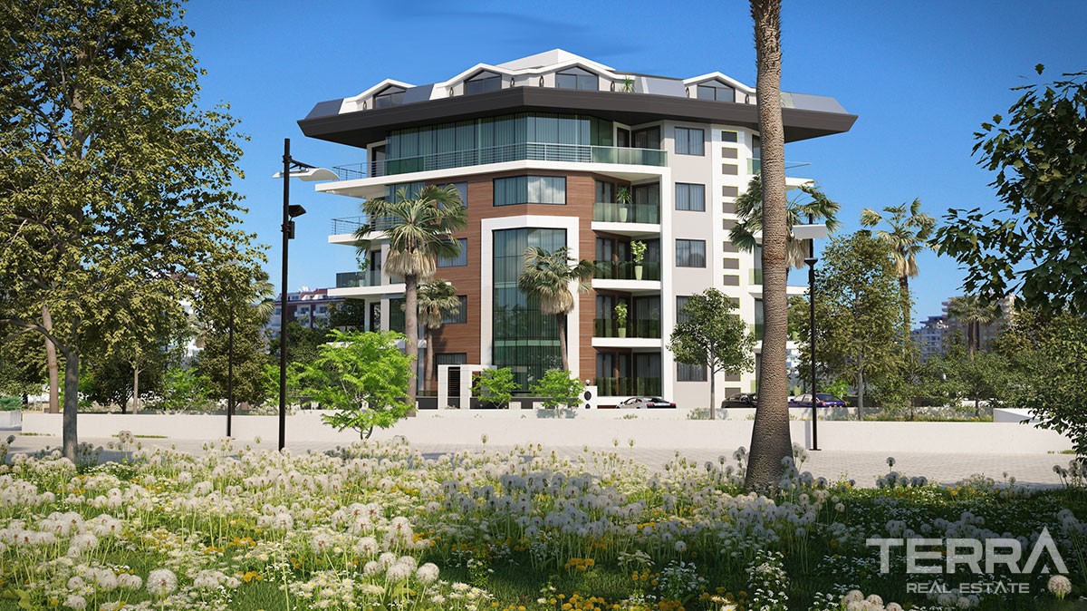 Luxury Apartments for Sale in Alanya Centrum Only 200 m to the beach - 19119