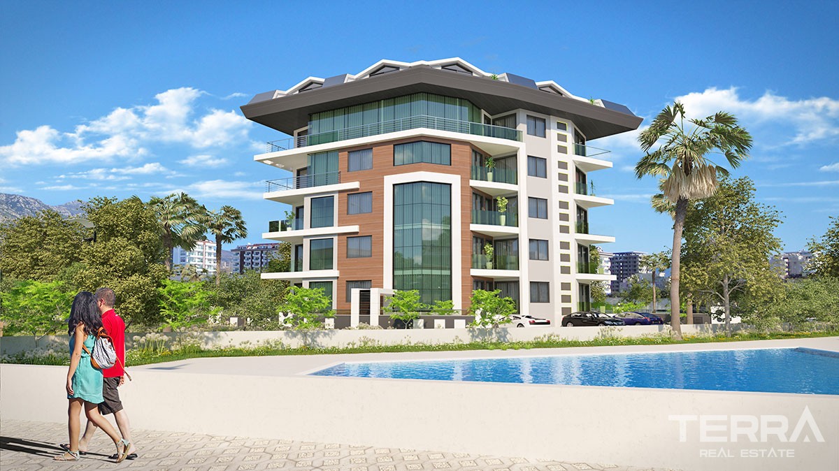 Luxury Apartments for Sale in Alanya Centrum Only 200 m to the beach - 19130