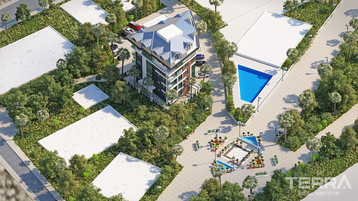 Luxury Apartments for Sale in Alanya Centrum Only 200 m to the beach - 19136
