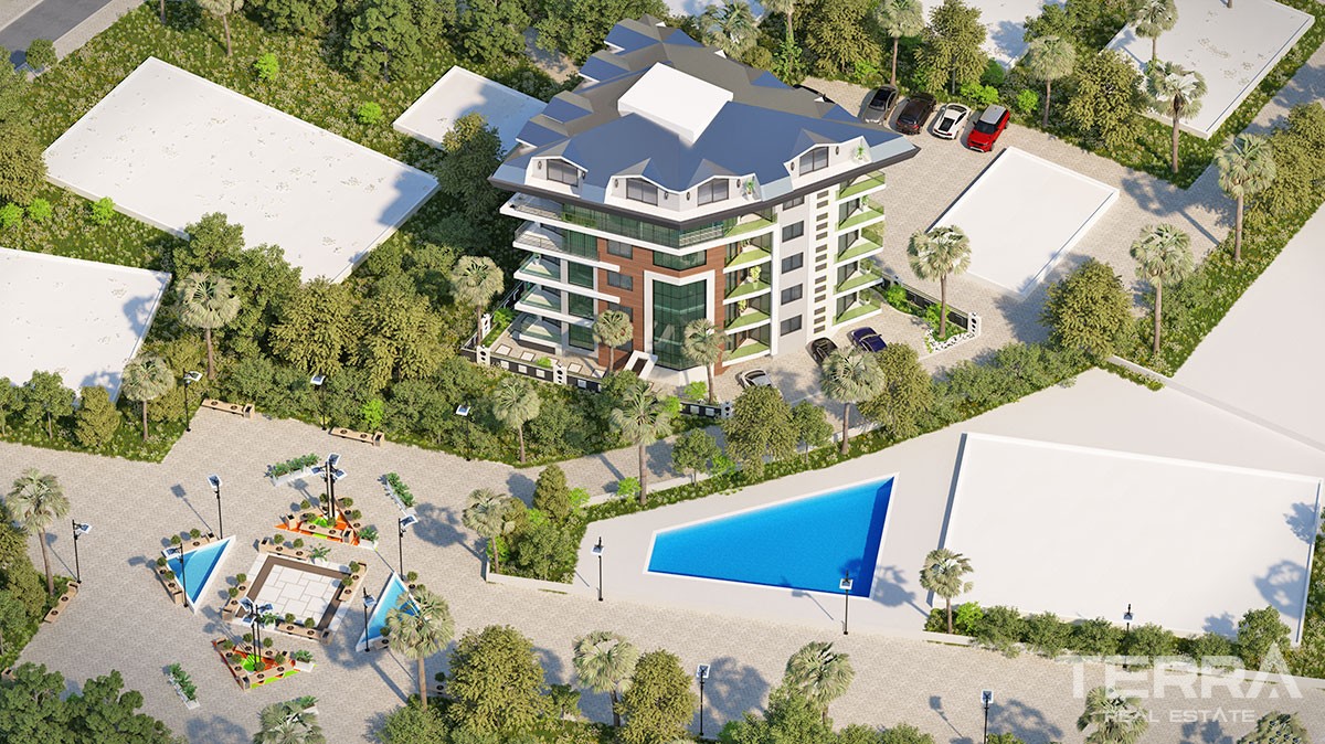 Luxury Apartments for Sale in Alanya Centrum Only 200 m to the beach - 19138