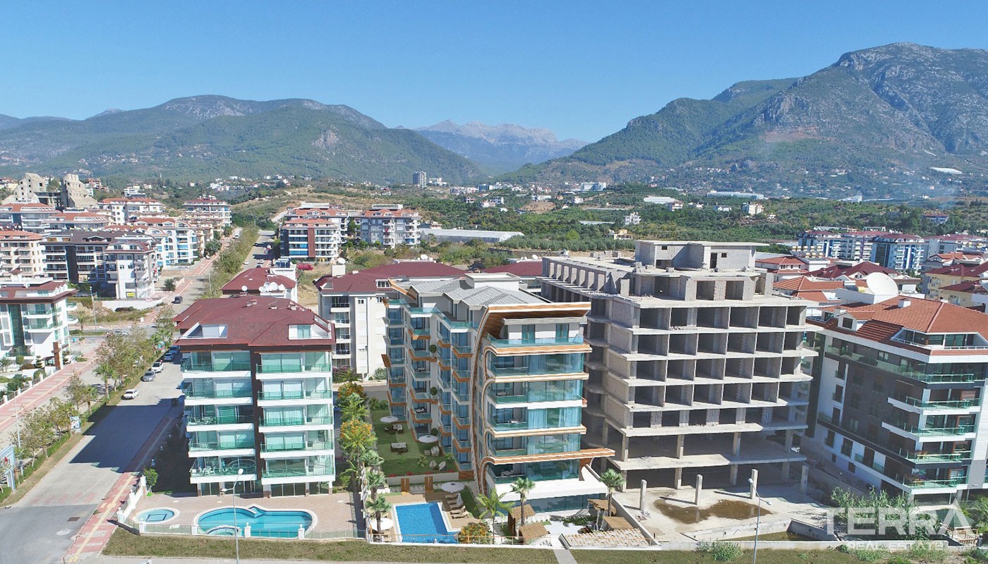 Apartments am Meer in Alanya Kestel mit einzigartigem Design - 17568
