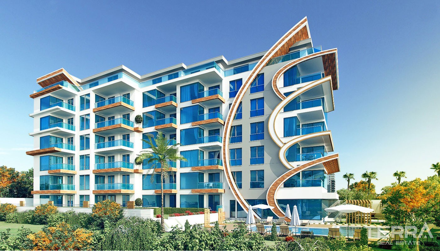 Apartments am Meer in Alanya Kestel mit einzigartigem Design - 17572