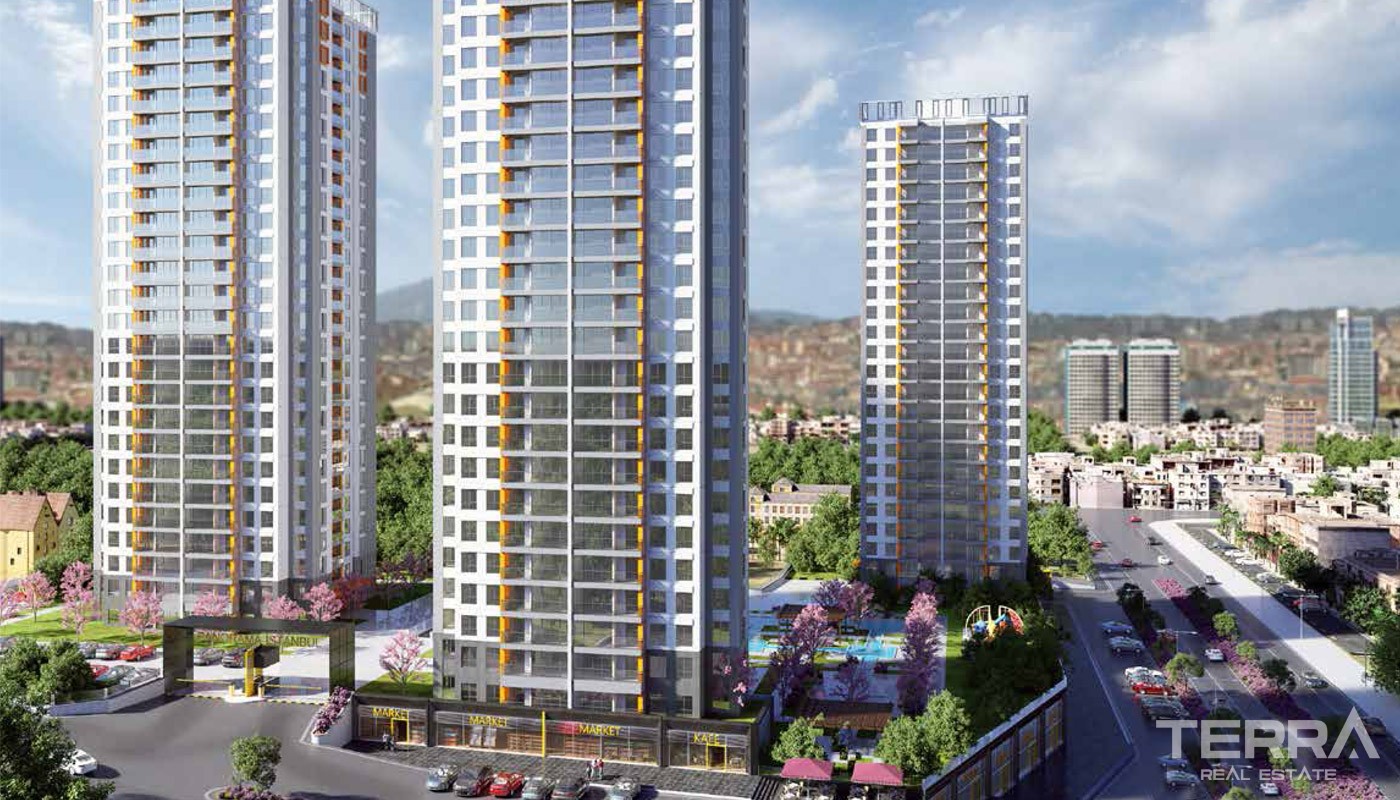 Brand-New Istanbul Apartments Close the Highways in Bağcılar - 17596