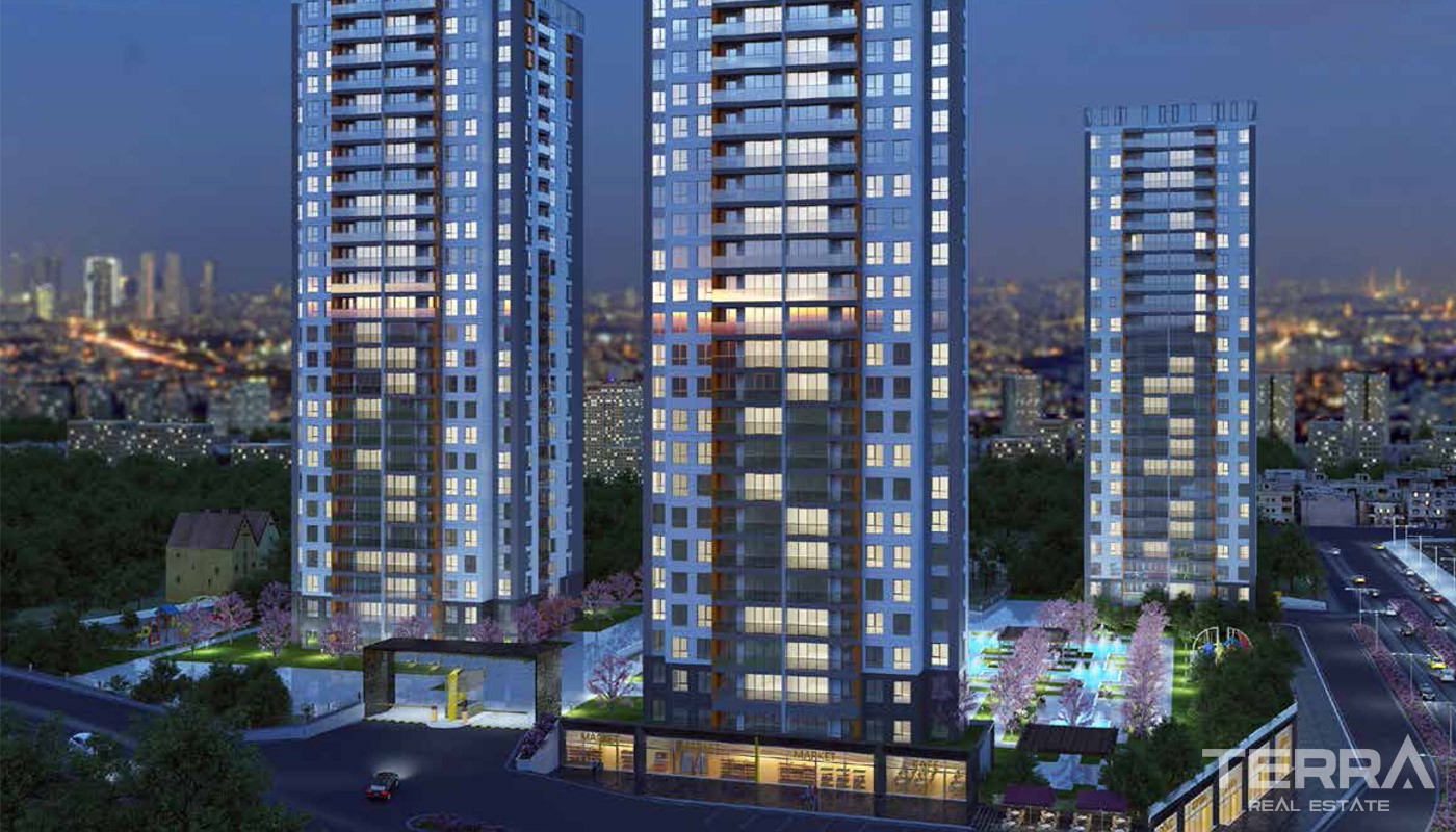 Brand-New Istanbul Apartments Close the Highways in Bağcılar - 17600