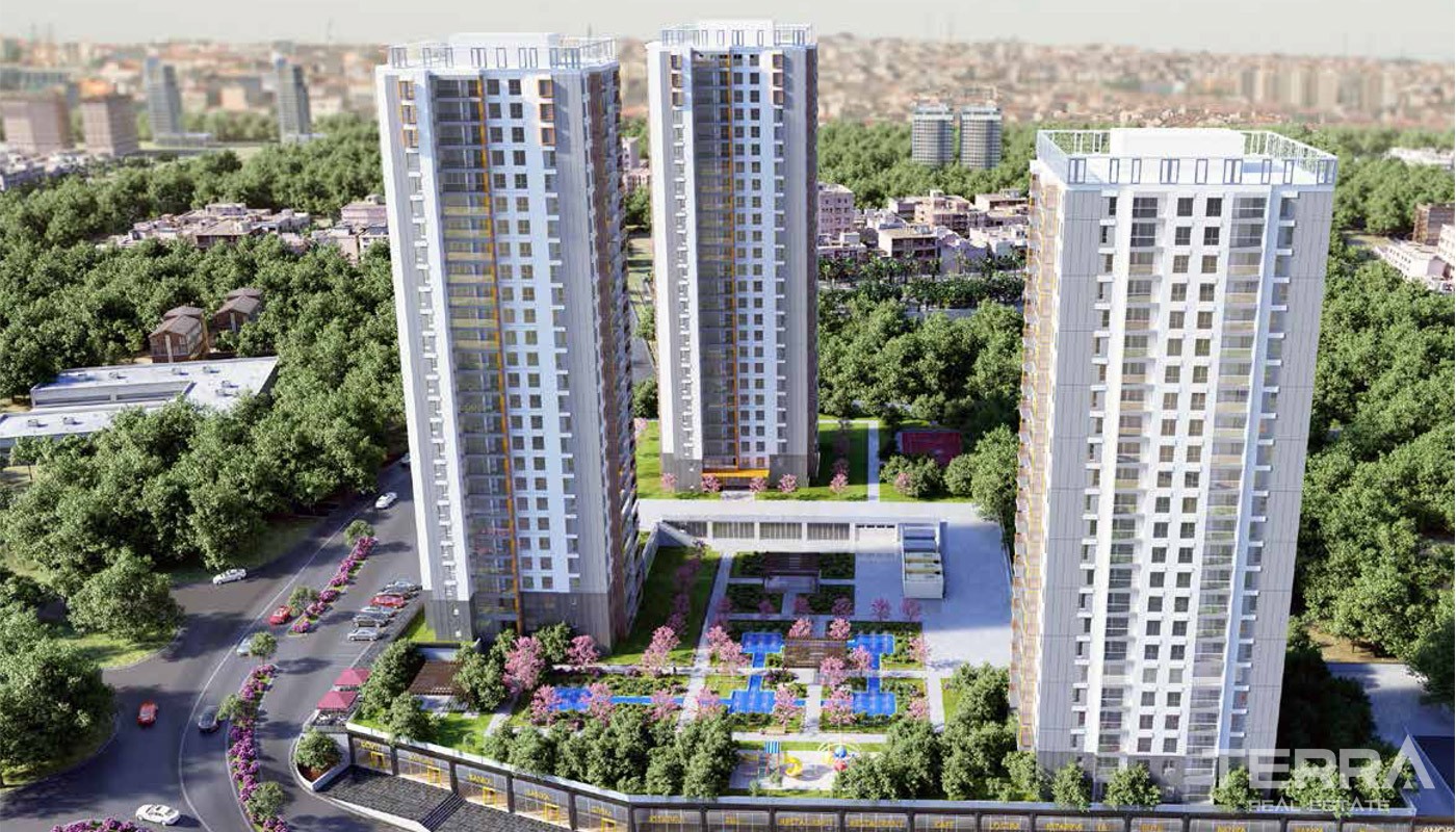 Brand-New Istanbul Apartments Close the Highways in Bağcılar - 17606