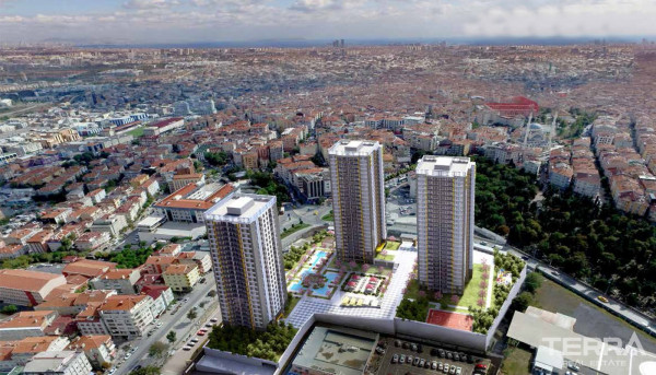 Brandneue Istanbul Apartments Schließen Sie die Autobahnen in Bagcilar