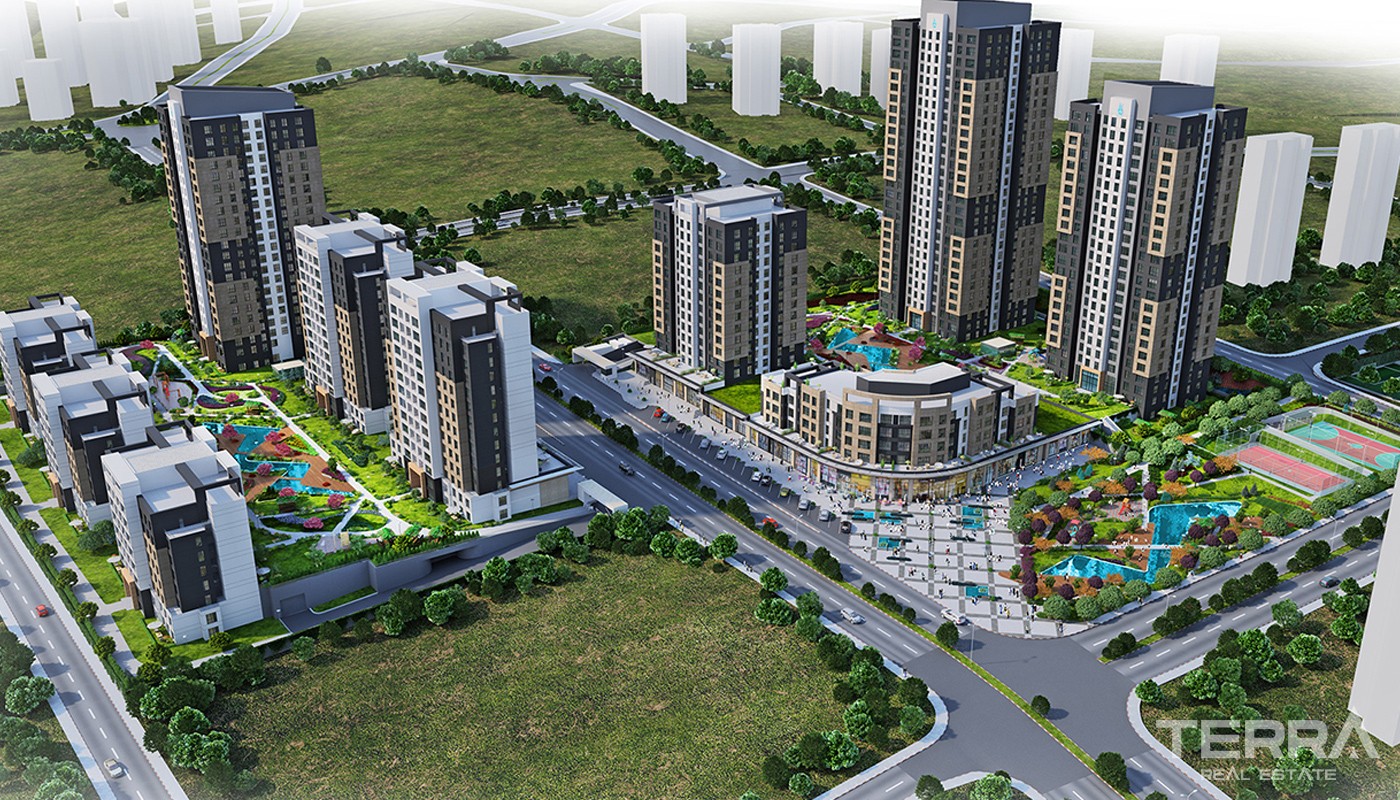 Family Apartments with Environmentalist Features in Istanbul Esenyurt - 17677