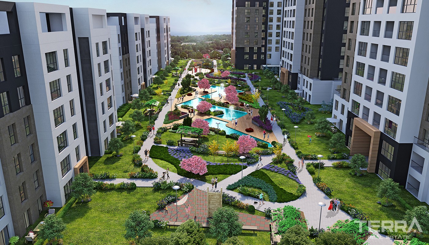Family Apartments with Environmentalist Features in Istanbul Esenyurt - 17678