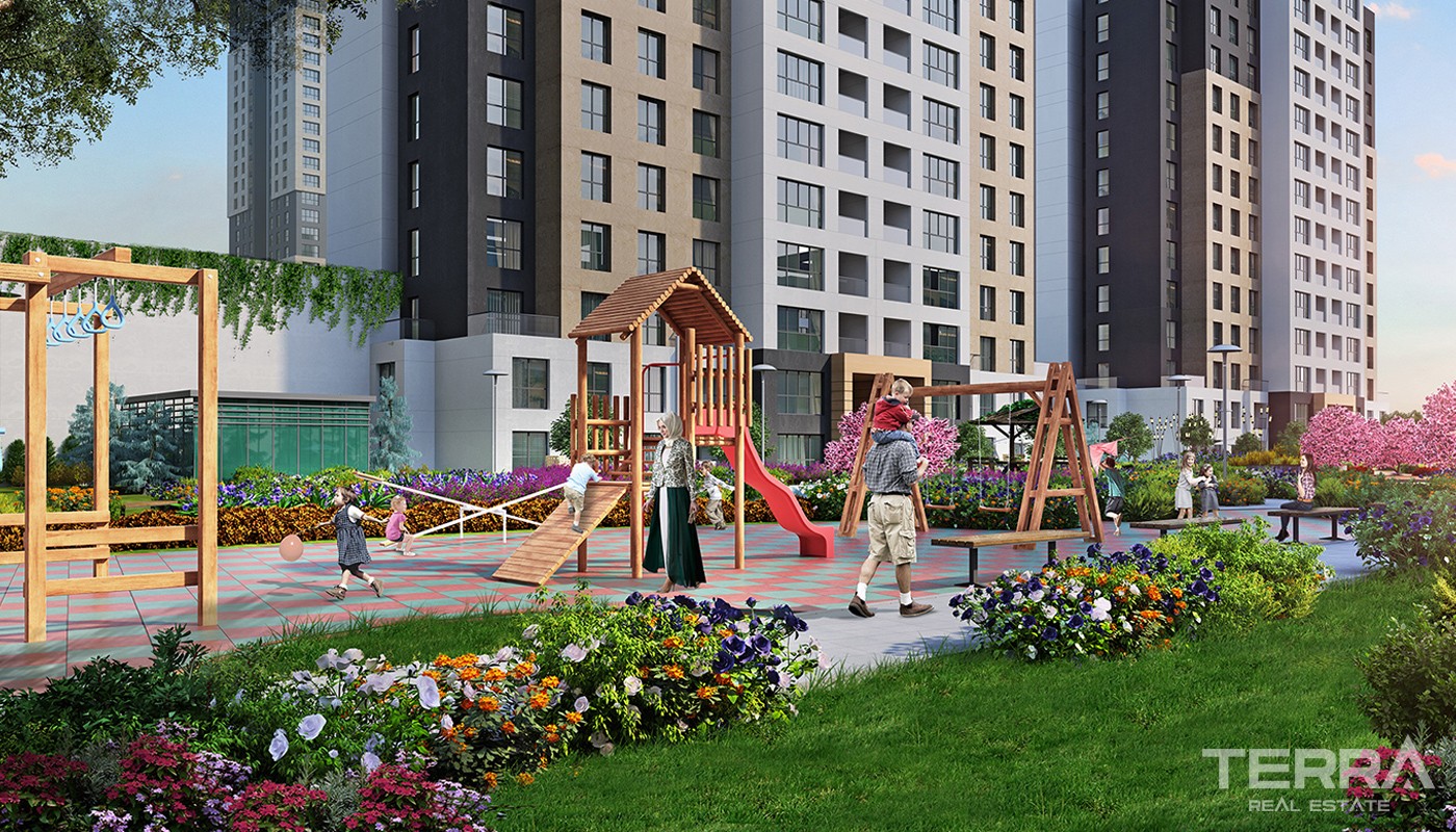 Family Apartments with Environmentalist Features in Istanbul Esenyurt - 17686