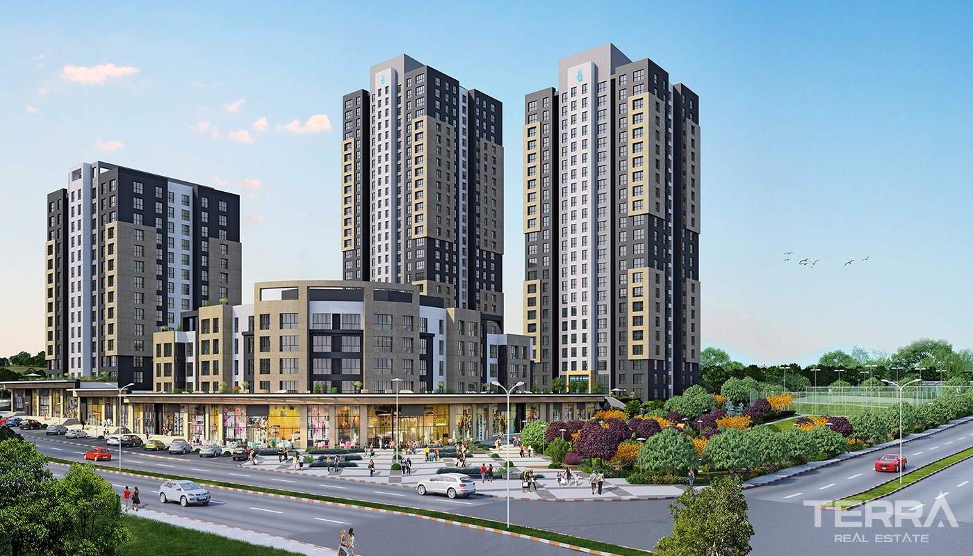 Family Apartments with Environmentalist Features in Istanbul Esenyurt - 17694
