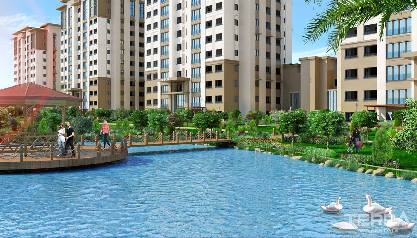 Family Oriented New Apartments in Istanbul Basaksehir - 17760